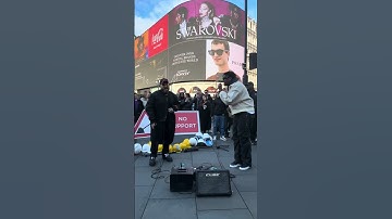 Thumbnail of Teddy Swims and Victor Ray busking in London. #teddyswims #london #busking