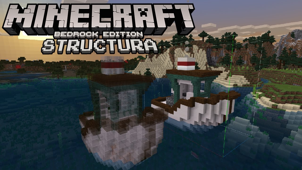 Structura a Minecraft Bedrock build template tool OLD VERSION SEE DESCRIPTION - YouTube