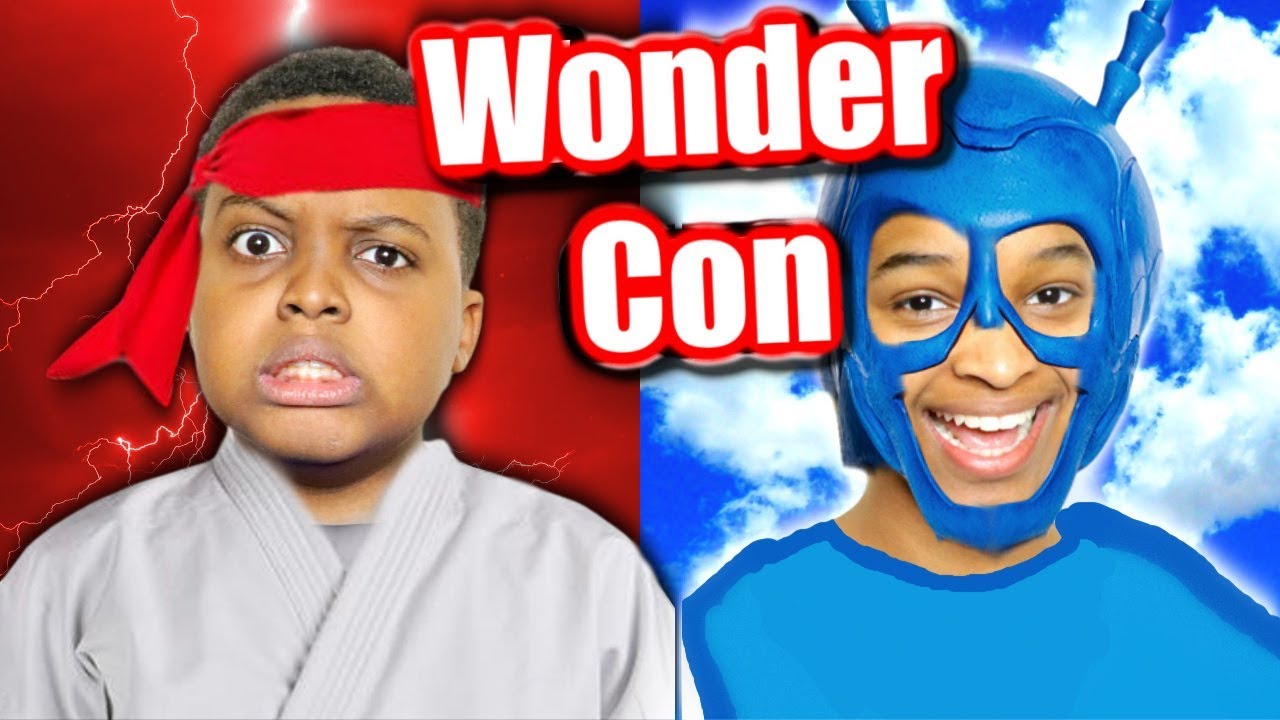 We Met Karate Kid And The Tick Wondercon Vlog Onyx Family Youtube