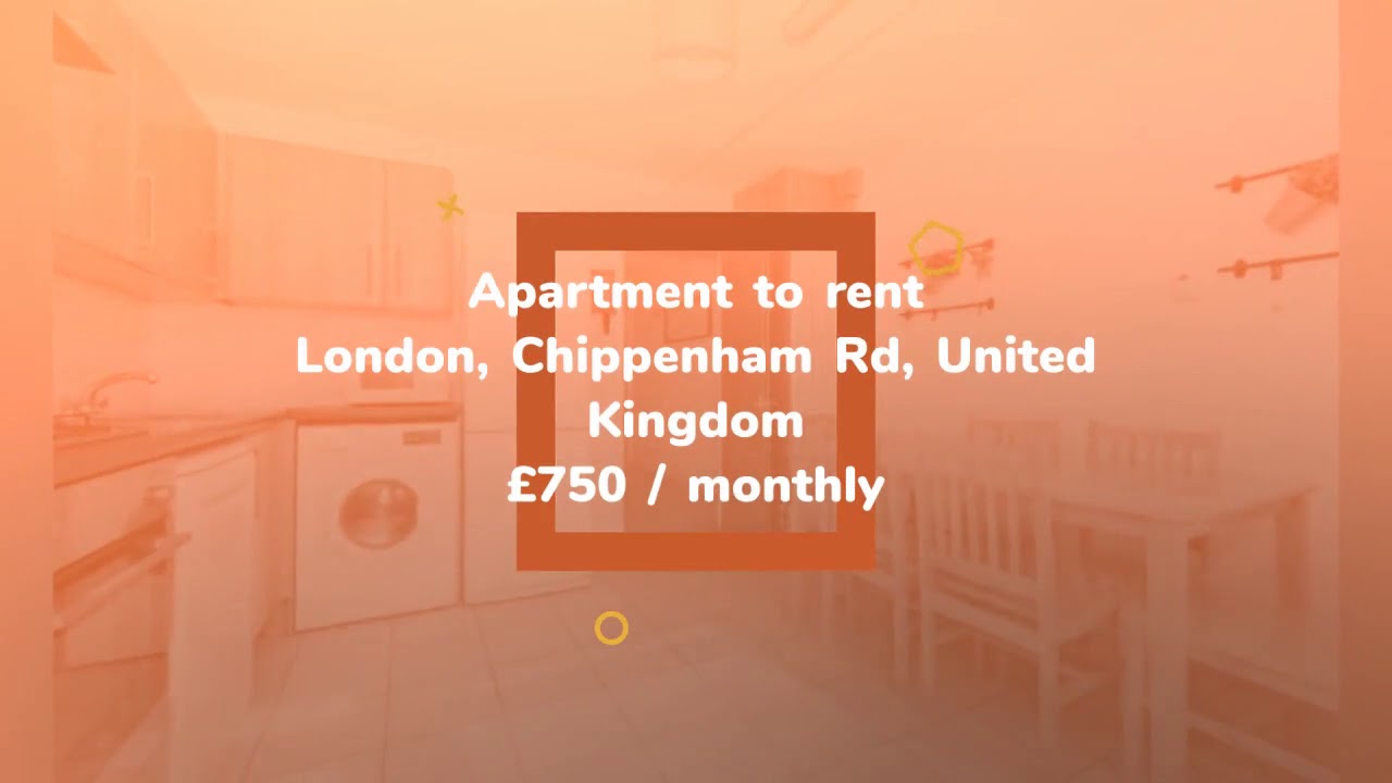 Apartment to rent in London, Chippenham Rd, £750 / monthly YouTube