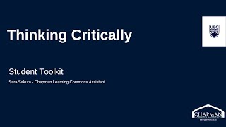 Critical Thinking