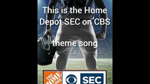 SEC on CBS theme song