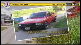 NMI Crimestoppers Crime of the Week 2017 02 19- Stolen Red Pickup