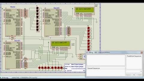 PIC16F877A I²C 1 Master 2 Slave Sens and Recieve Data
