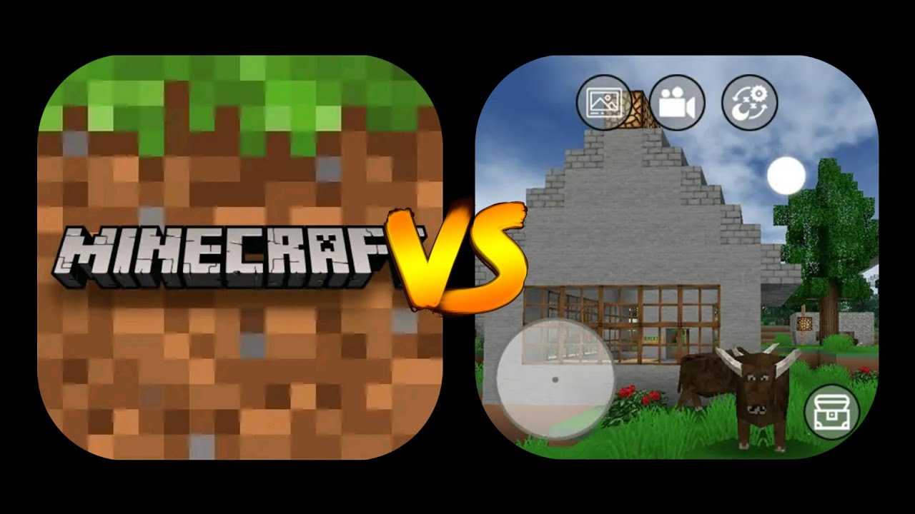 Minecraft PE VS Mini Block Craft (Game Comparison) - YouTube