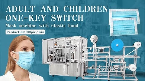 Kids/Adults Mask Machine (All in One)- Elastic Earloop Mask Making Machine