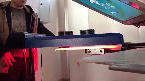 auto-working Ir flash dryer operation