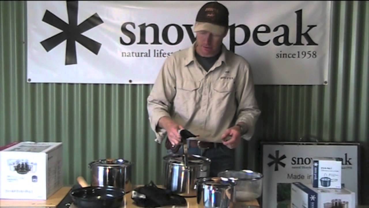 Drifta - snow peak cookset demo - YouTube