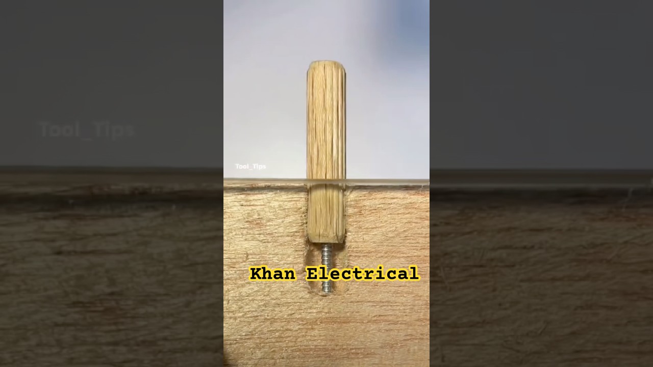 Hidden Screw Wood Joint Trick 😱 | Carpenter Secret Tip | Woodworking Hack 