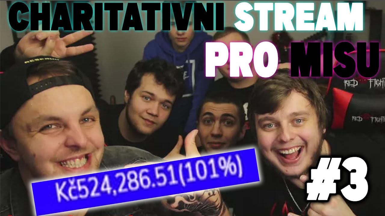 CHARITATIVNÍ STREAM Pro Míšu feat. DeeThane, Morry,Marwex, Cuky, Dejvik a Botman 3/4