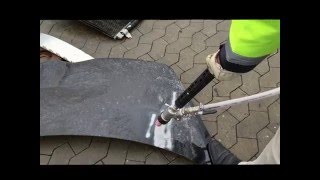 Powder Unit In Combination With Dry Ice