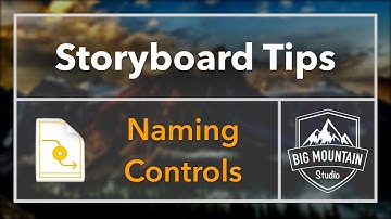 Storyboard Tips - Naming UI Elements (iOS, Xcode 8)