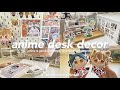  anime desk makeover  aesthetic  genshin themed ikea haul manga prints ft phomemo printer 
