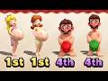 Mario Party The Top 100 All 2VS2 Minigames - Peach & Mario VS Daisy & Luigi (Master CPU)