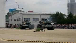 訓練展示 74式戦車 守山駐屯地 2010年10月3日