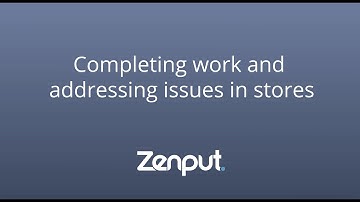 Completing work and addressing issues in stores