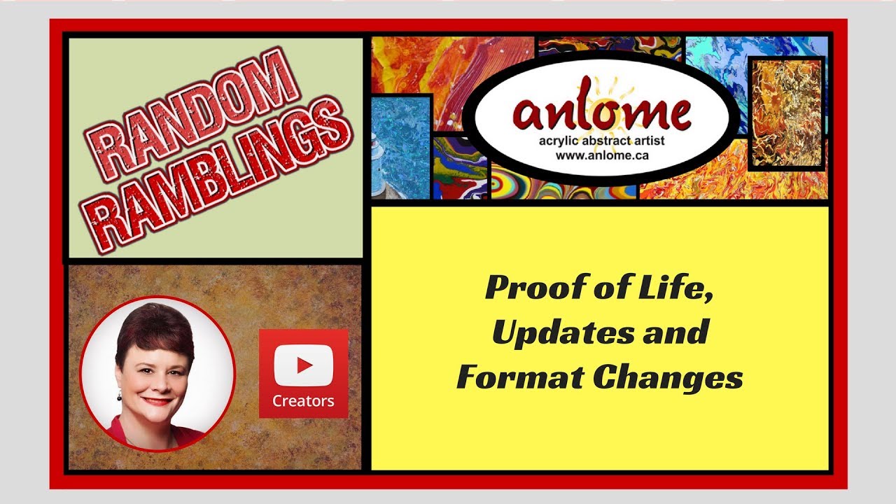 Proof of Life, Updates and Format Changes - Where the heck is Anlome?