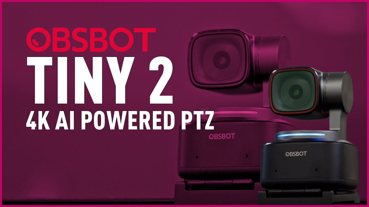 OBSBOT Tiny 2 4K Ai Powered PTZ - YouTube
