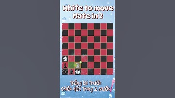 Câu Đố Hàng Ngày 166 - Chiếu Hết Trong 2 Nước  - Mate in 2 #shorts #chess