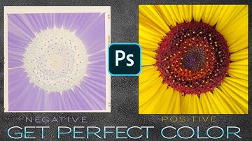 Getting perfect negative inversions using Photoshop