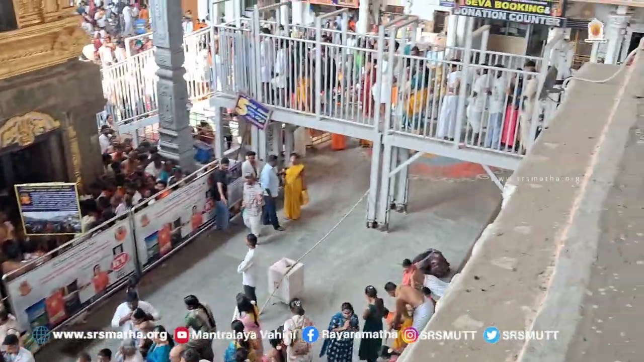 Mantralayam Today | Massive Devotee Crowd & Sacred Utsavam - 25.12.2025