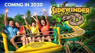 Sidewinder Safari Roller Coaster POV - New at Six Flags Discovery Kingdom in 2020