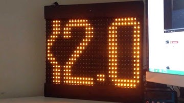 Hanover Displays - 32x17 sign testing