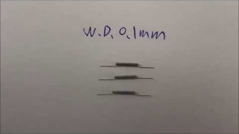 FF-306 CNC Filament Former(1) - 0.1mm Tungsten Filament - YHM