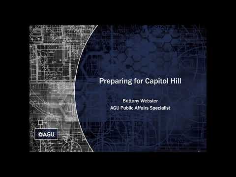 Webinar: How to Prepare for an AGU Congressional Visits Day