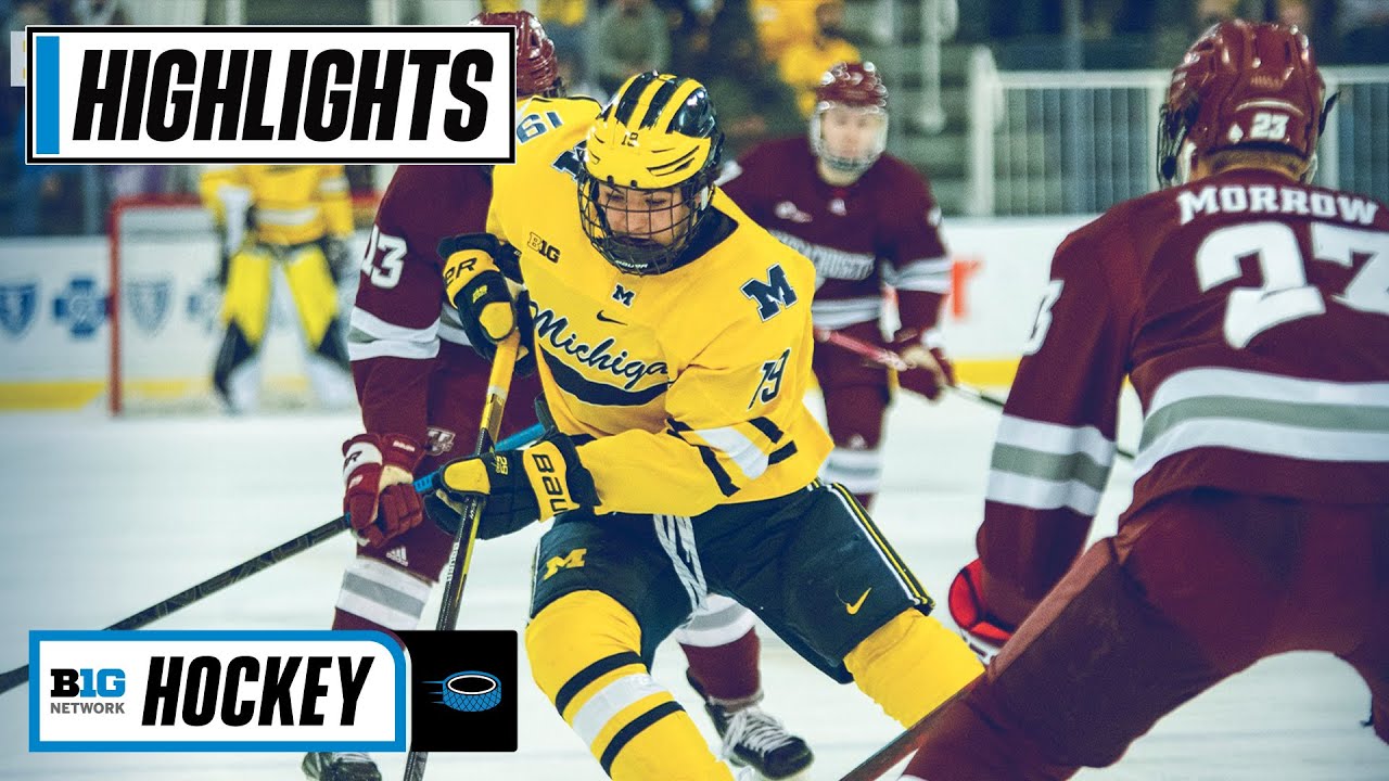 UMass at Michigan | Big Ten Men's Hockey | Highlights | Jan. 9, 2022 ...