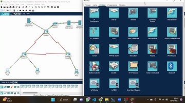 Simulasi FTP Server menggunakan Cisco Packet Tracer.