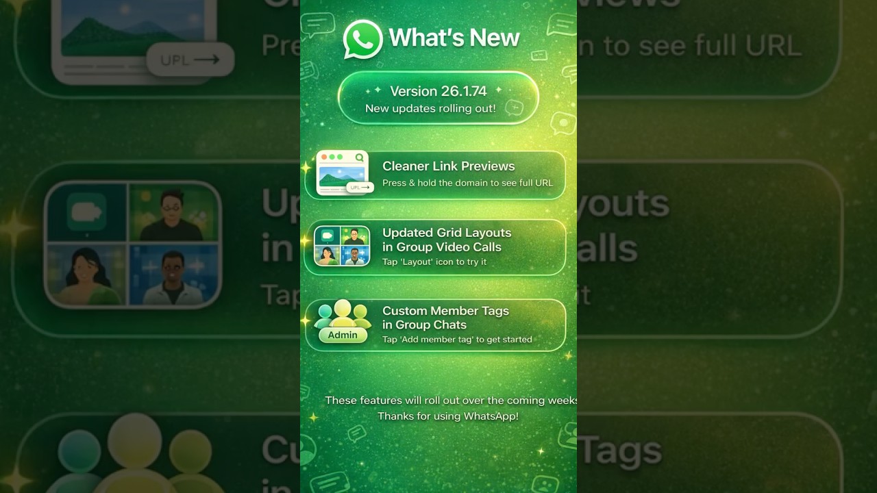 WhatsApp New Update 2026 😱 | Version 26.1.74 🔥 Must See!
