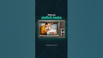 Why Task Switching Steals Focus #deepwork #attention #mentalclarity #flowstate #focusmatters