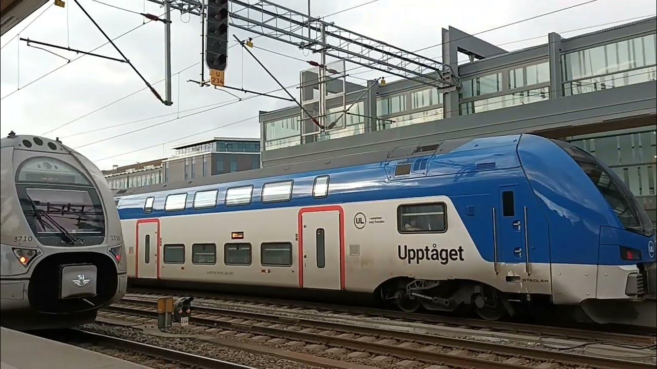 ER1 Upptåget, Mälartåg, X60 pendeltåg & X40 dubbeldäckare i Uppsala C