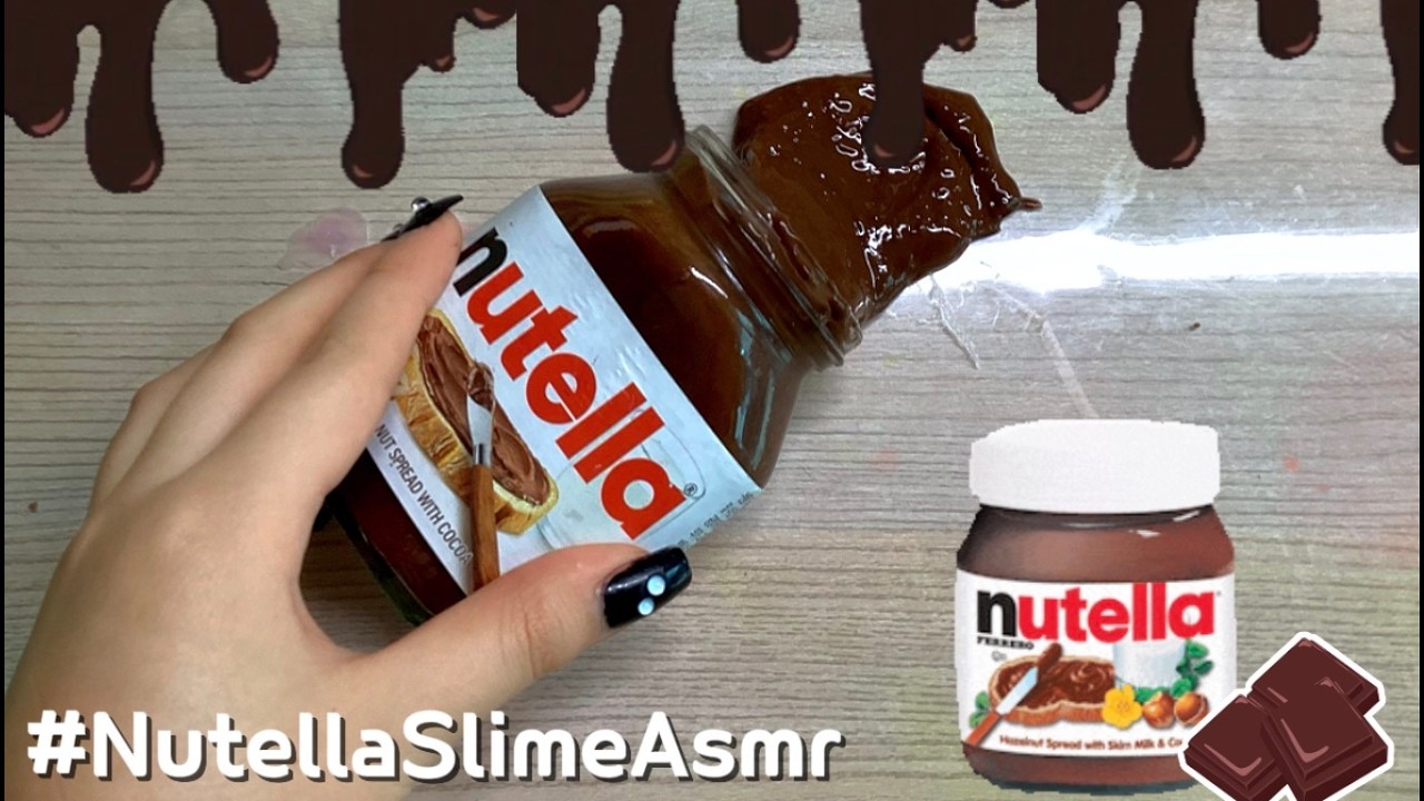 Nutella Slime Asmr #realisticslime #1286vid