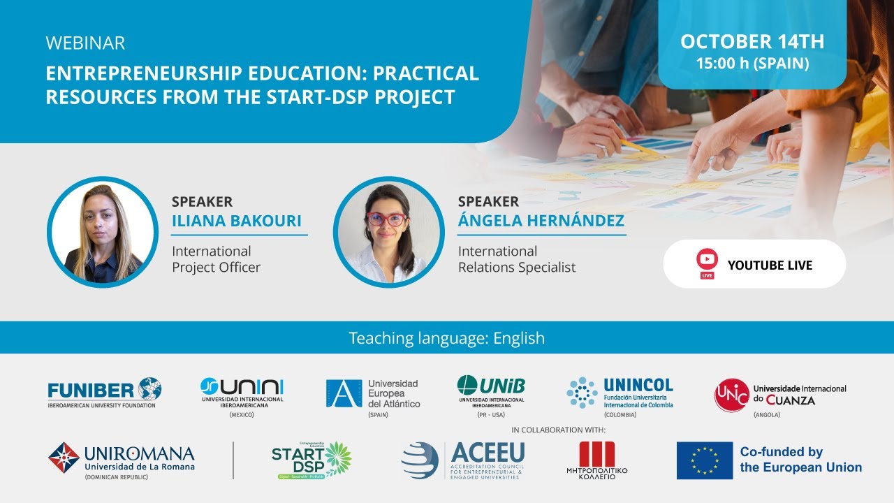Entrepreneurship Education: Practical Resources from the Start-DSP Project