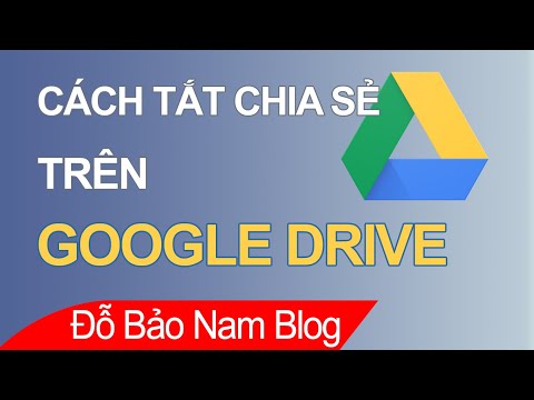 Video: Cách Tắt Tài Nguyên được Chia Sẻ