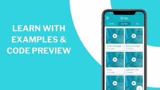 Android App Development and Java Tutorial App - Orion 3.0 screenshot 1
