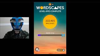 WORDSCAPES LEVELS 4991 - 5000 ANSWERS NEW UPDATE masaya ang mga salita screenshot 1