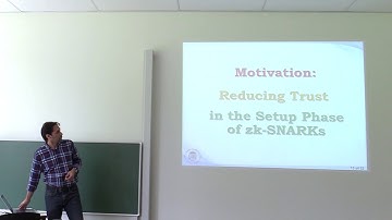COSIC seminar "Reducing Trust and Improving Security in zk-SNARKs" (Karim Baghery)