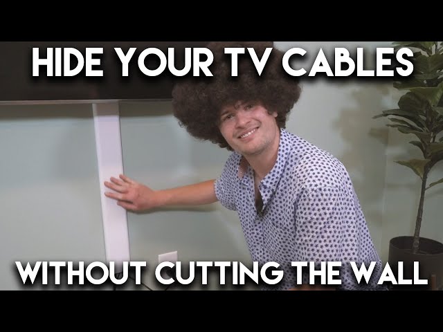 diy mounted tv wire cover｜TikTok Search