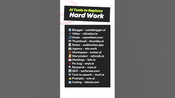 AI Tools to Replace Hard Work #shorts #youtubeshorts #aitools