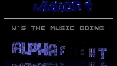 Vision One of Alpha Flight - 3D Wave Demo Amiga Intro