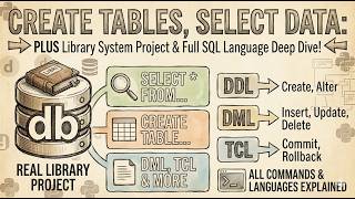 Library Management System using SQLite | SQL Basics for Beginners