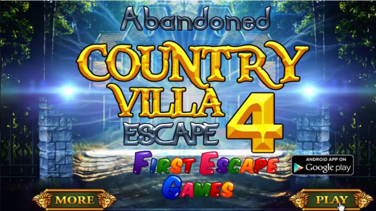 Abandoned Country Villa Escape 4 Walk Through -FirstEscapeGames