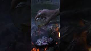 Cooking On A Campfire 
