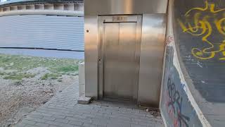 2025 KONE Monospace MRL elevator at Apollo Bridge, Bratislava, Slovakia