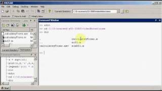 Famous Conversations on Matlab - Chapter 3 - Visualising results - the Plot command 2 of 2 Profile