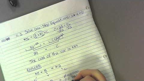 Math Chapter 11 Lesson 2