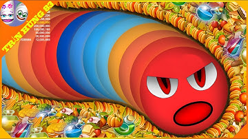 WormsZone.io | Game of earthworms - Rắn Săn Mồi ,rắn đen huyền thoại ,kịch tính| Trần Hùng 83